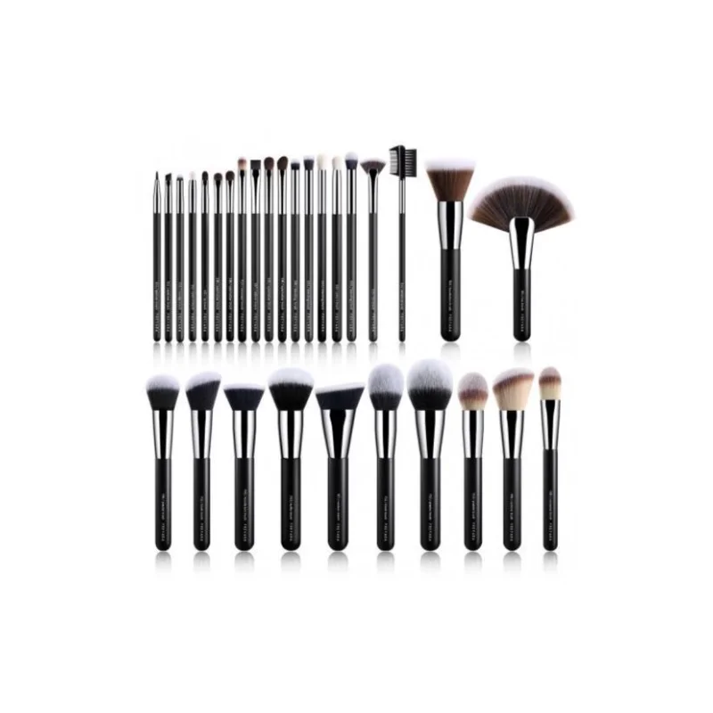 black brushes